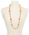 INC Gold-Tone Stone & Bead Strand Necklace, 35-1/2"+ 3" ext