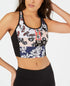 Calvin Klein Performance Printed Racerback Medium-Impact Sports Bra Size XL