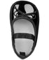 FIRST IMPRESSIONS Baby Girls Patent Ballet Flats Black Size 3