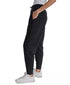 DKNY Sport Women's Rhinestone Embellished Fleece Jogger Sweatpants Black M