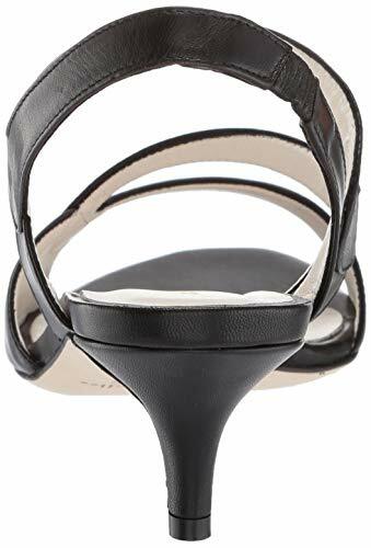 Bettye Muller Women's Sandy Kitten Heel Sandals Size 7 Eur 37.5 Black Msrp $299