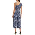 TOMMY HILFIGER NEW Women's Paisley Floral One-shoulder Belted Jumpsuit Size 4