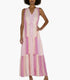 Liverpool Los Angeles Sleeveless Tiered Maxi Dress Lavender Size S