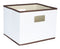 Household Essentials Deluxe Open Storage Bin with Cutout Handle Pack of 2! - New