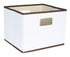 Household Essentials Deluxe Open Storage Bin with Cutout Handle Pack of 2! - New