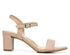 Naturalizer Womens Bristol Block Heel Dre Barely Nude Faux Leather 8.5W