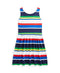 Polo Ralph Lauren Big Girls Striped Jersey Dress Blue Multi Size XL (16)