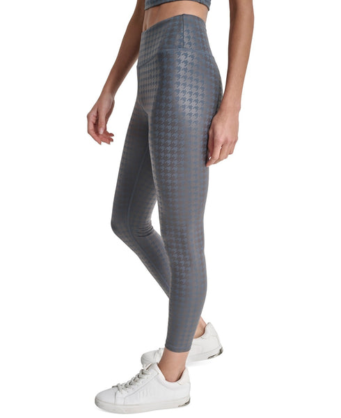 DKNY Sport Women's High-Rise 7/8 Workout Leggings Turbulence M