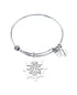 Unwritten "Faith Makes All Things Possible"Anchor Bangle Bracelet