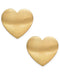 INC International Concepts gold-tone large heart stud earrings
