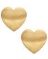 INC International Concepts gold-tone large heart stud earrings