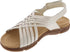 Easy Spirit Womens Solid Strappy Mar Sandal Leather White 9.5W