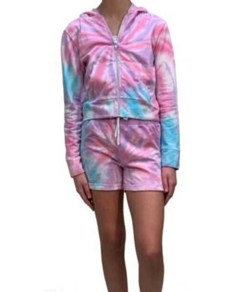 Vanilla Star Big Girls Tie Dye Hoodie Size M