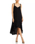 Kobi Halperin Aubrey Dress Black Solid V Neck Pullover XS