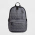 Mossimo Black & White Striped Nylon Laptop Backpack Bag
