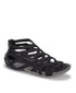 Baretraps Women's Samina Cage Upper Flat Sandals Black 9.5M
