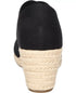 Easy Street Women's Pari Slip-On Espadrille Wedges Sandals Canvas 11 M