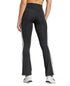 adidas Optime Essentials 3 Stripes Flared Leggings Black White L