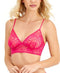 INC International Concepts Womens Hot Pink Lace Bralette Size Medium