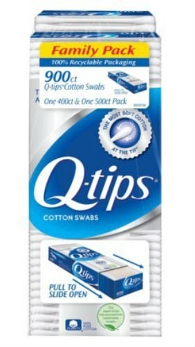 Q-tips Original Cotton Swabs, 100% Cotton, For Hygiene & Beauty, 900 Count.