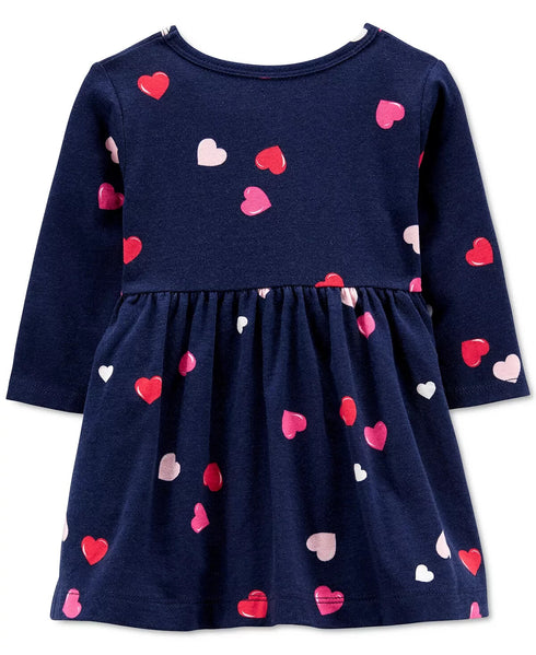 CARTER'S Baby Girls Heart-Print Dress 18 Months