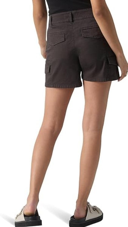 Sanctuary Women's Rebel High-Rise Utility Shorts Obsidian Size 25