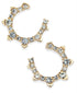 Inc Gold-Tone Crystal Bypass Small Hoop Earrings $29.50