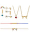 RACHEL Roy Rainbow Stud Earrings, Pendant Necklace & Bracelet 7 days Adornment