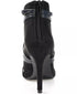 Journee Collection Women's Samara Peep Toe Stiletto Dress Shooties 9W Black