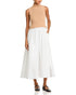 English Factory Turtleneck MIDI Dress Tan White Size L