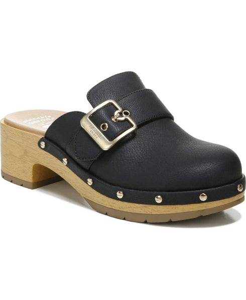 Dr. Scholl's Womens Classic Black Mules Size 8M