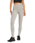 adidas Women's Hip-Logo Full-Length Athletic Tights Gray Heather Black XL
