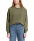 LEVI'S Juniors' Crewneck Sweatshirt Green Size Medium