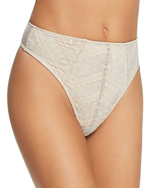 Thistle & Spire Bleeker High-Waist Thong Dove Size XS