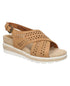 Bella Vita Women's Cosette Wedge Sandals Tan Size 7WW