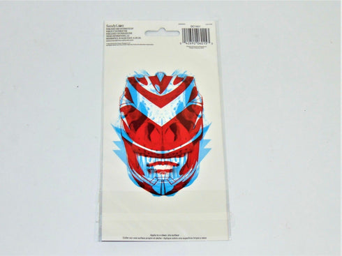 Power Rangers Movie Car Window Laptop Red Ranger Helmet Decal Sticker