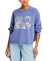 Mother Cotton the Boost Cut Off Sweatshirt Mip Purple M