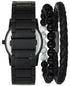 INC Men's Black-Tone Bracelet Watch 45mm & 2-Pc. Bracelet Set