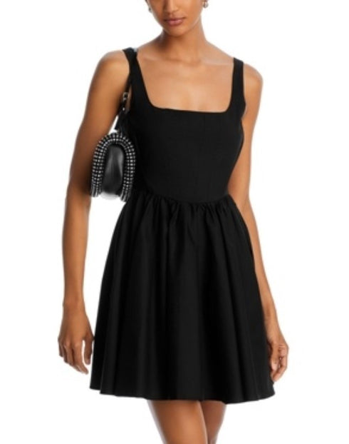 Wayf Jade Corset Mini Dress Black Size L