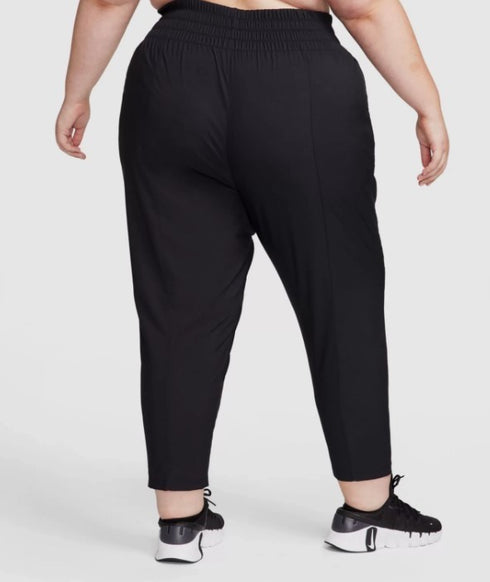 Nike Plus Size Dri-FIT One Ultra High-Waisted Pants Pull On Black 2X