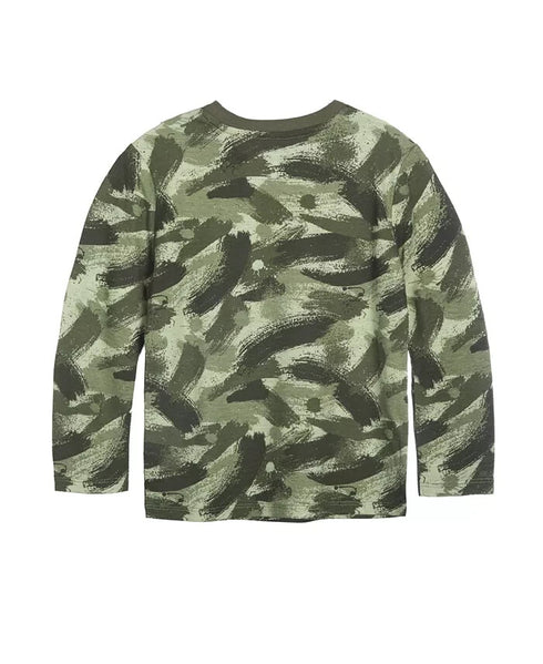 EPIC THREADS Little Boys Long Sleeve Camo T-shirt Eucalyptus (Green) Size 6