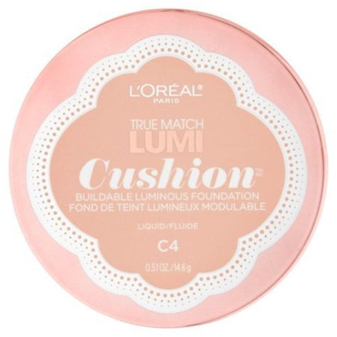 Loreal True Match Lumi Cushion Buildable Luminous Foundation #C4 Shell Beige