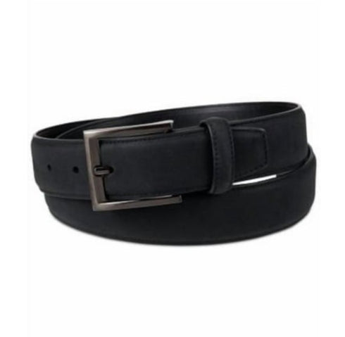 Alfani Mens Regular Fit Faux Suede Belt Apparelbelt 35 Black