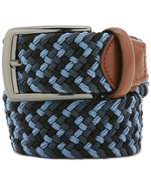 Perry Ellis Men's Happy Blue Stretch Belt Size Small