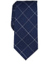 Alfani Mens Tie Necktie One Size Blue Jaynelle Grid Argyle Diamond