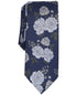 Bar Iii Men's Shiloh Floral Tie Silver One Size