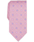Perry Ellis Men's Laytone Diamond Medallion Tie Pink