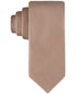 Calvin Klein Men Regular Fit Tie Necktie One Size Brown Solid Sienna