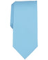 Club Room Men Regular Fit Tie Necktie One Size Blue Solid Beech