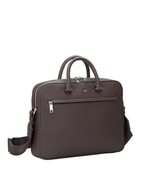 Hugo by Hugo Boss Men's Ray Briefcase Dark Brown
